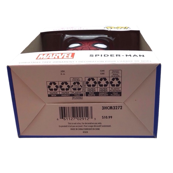 Hallmark Funko Pop! Marvel “Spider-Man” Christmas Ornament (NWT) - Picture 12 of 12